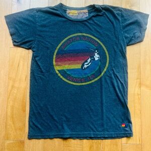 Aviator Nation Kids Tee size 14 - Dark Blue with Multicolor Graphic